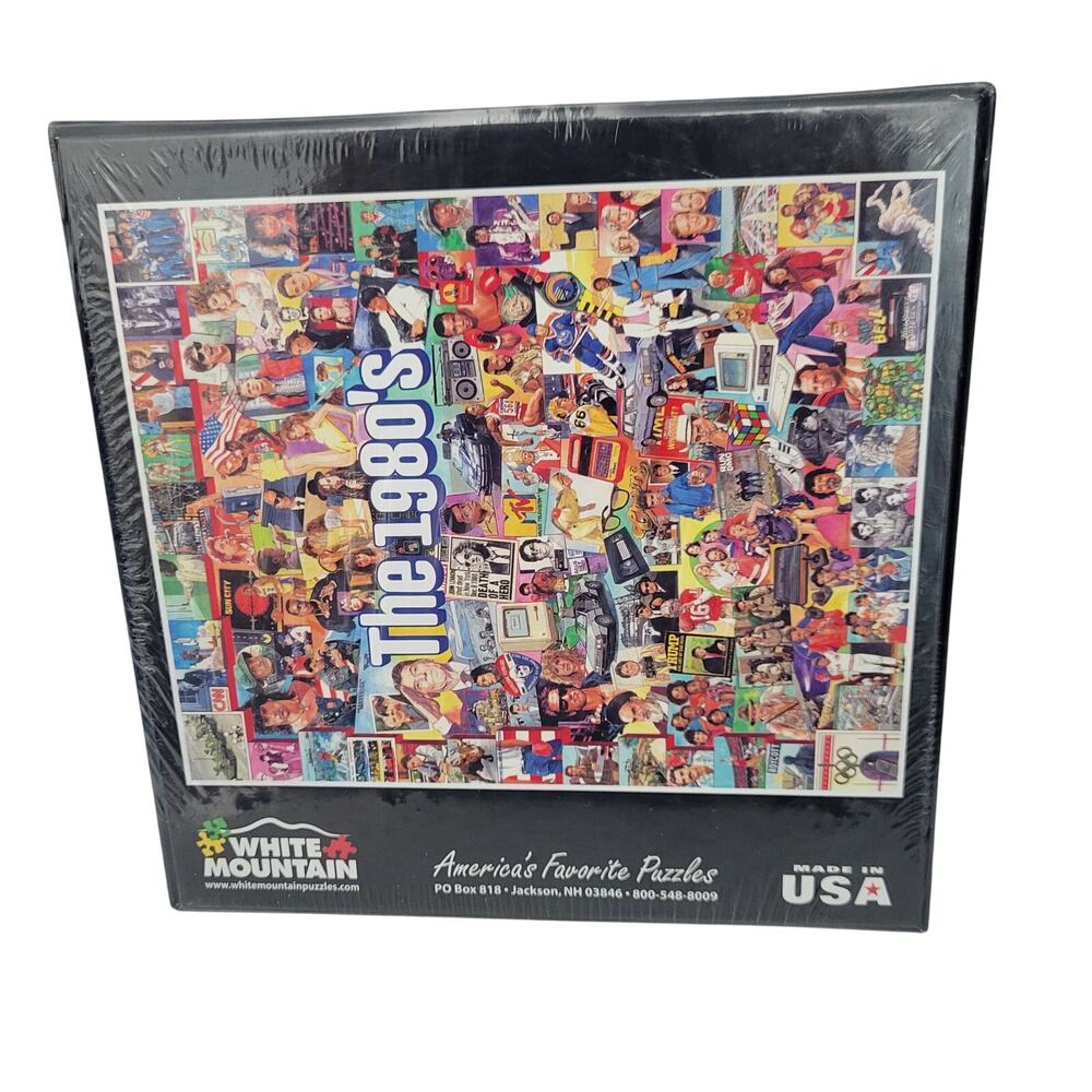 White Mountain Made In USA The 1980's Jigsaw Puzzle 10526-1M6